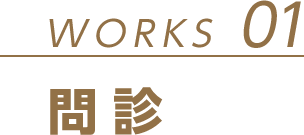 WORKS 01 問診